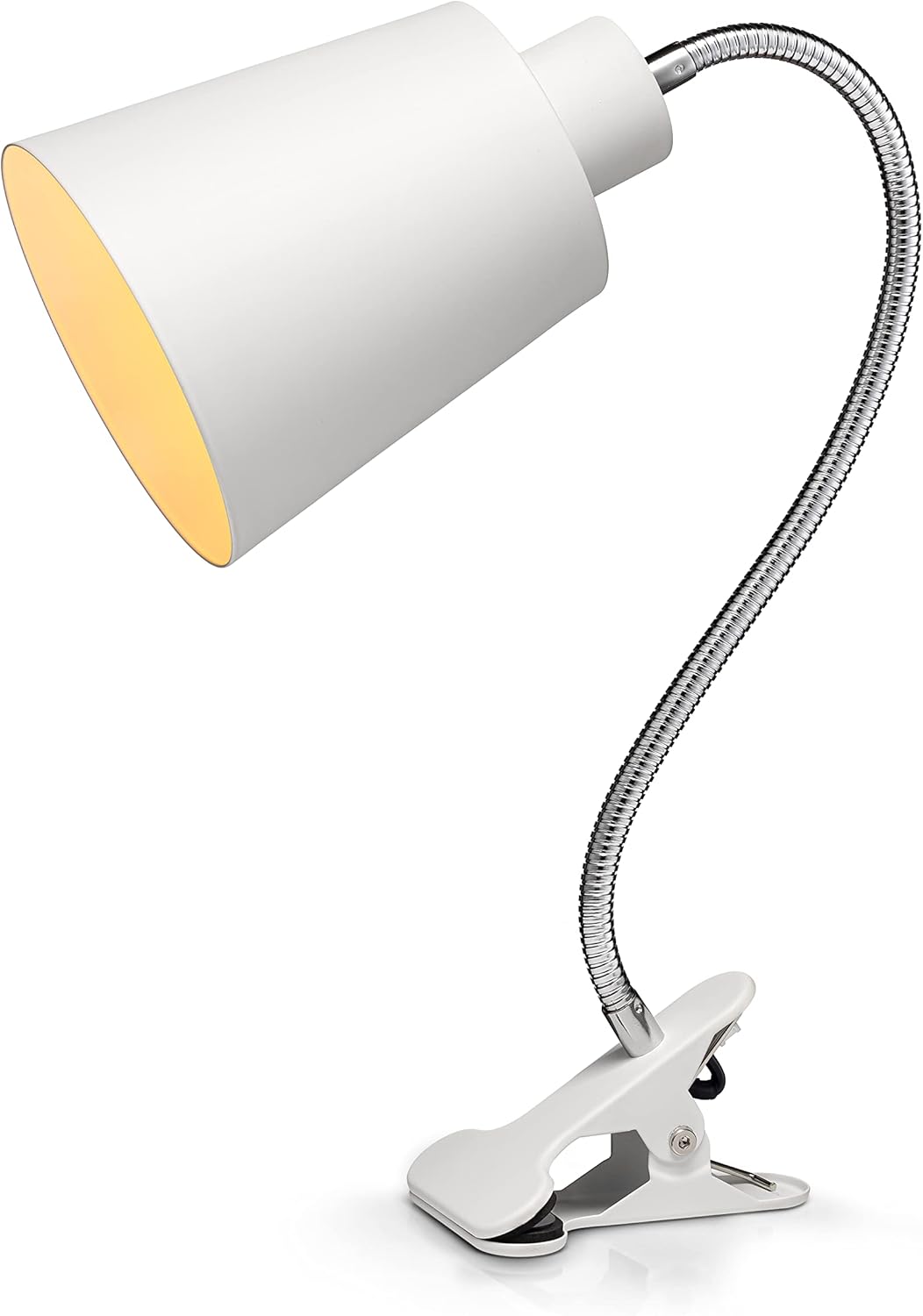 Rumi Lighting Clip On Desk Lamp w/Flexible Gooseneck