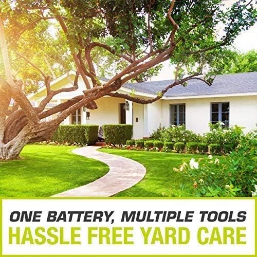 PowerSmith 20V Cordless Leaf Blower with Battery and Charger - 85 MPH, 310 CFM, 2.8 Diameter Blower Tube (PBL120J)