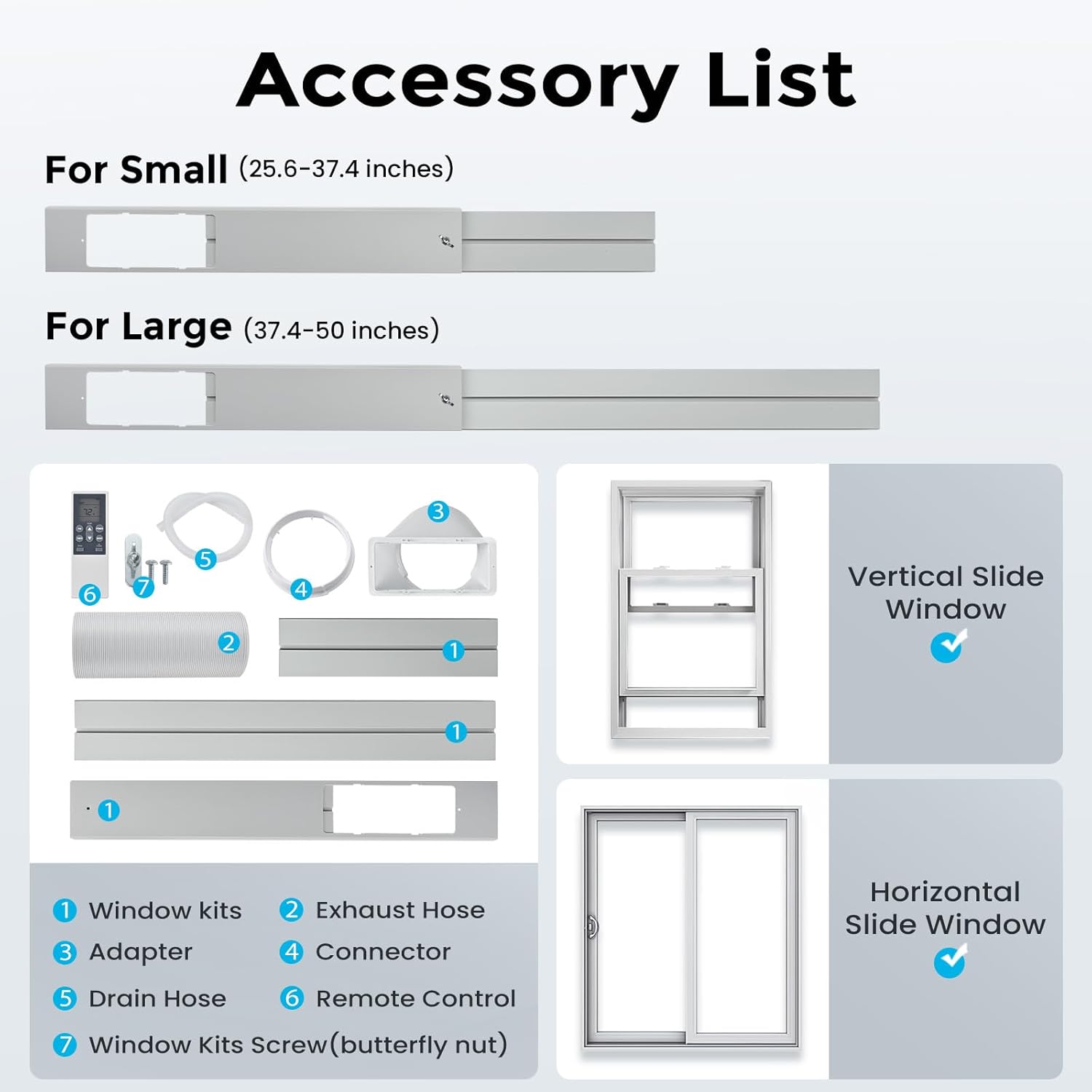 Air Choice 14000 BTU Portable Air Conditioner, 4-in-1 Air Conditioner Portable for Room Up to 700 Sq.Ft. with Remote, Auto Swing, Quiet AC Unit as Heater Dehumidifier Fan, 24H Timer, Window Kit, White 14,000 BTU(with Heat)