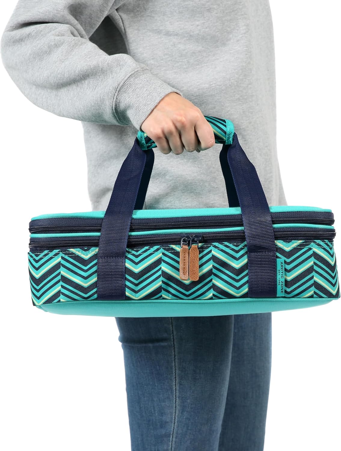 Arctic Zone Expandable Thermal Insulated Food Carrier, Teal