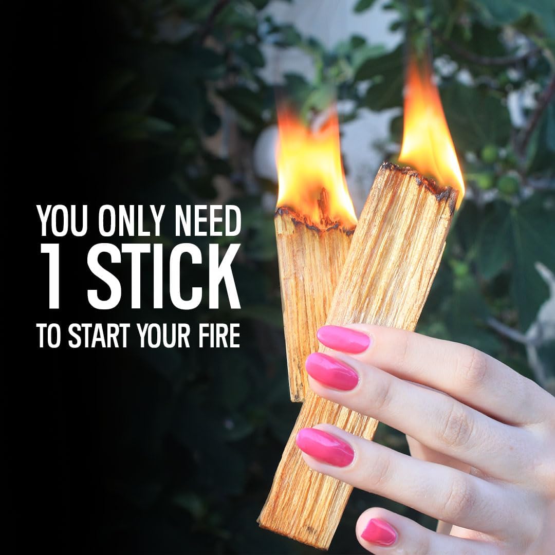 Energita 10 lbs Premium Fatwood Fire Starter Sticks, 100% All Natural, Waterproof Camping Essential Equipment