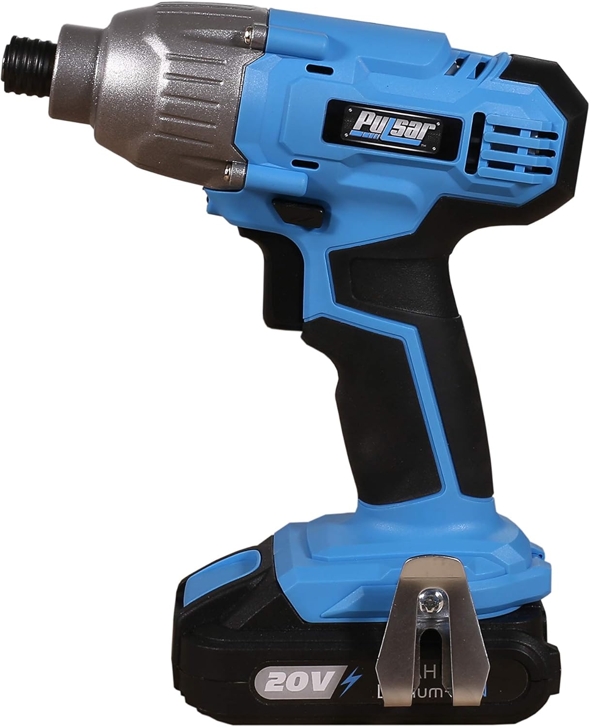 Pulsar 20V Cordless 2.0Ah Lithium-Ion Impact Driver with 0-2,200 RPM No-Load Speed & LED Spotlight, PT28120