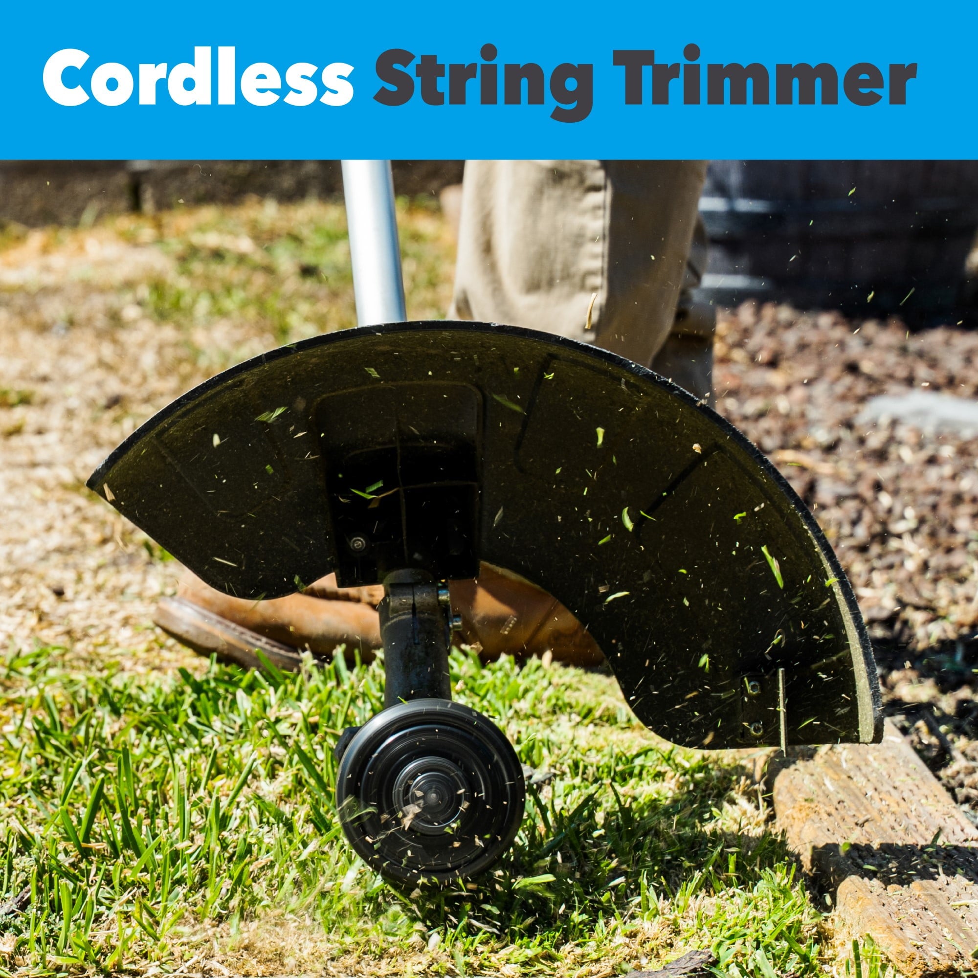 Pulsar 40v Lithium-Ion Cordless String Trimmer and Edger with 2.0Ah Battery and Charger