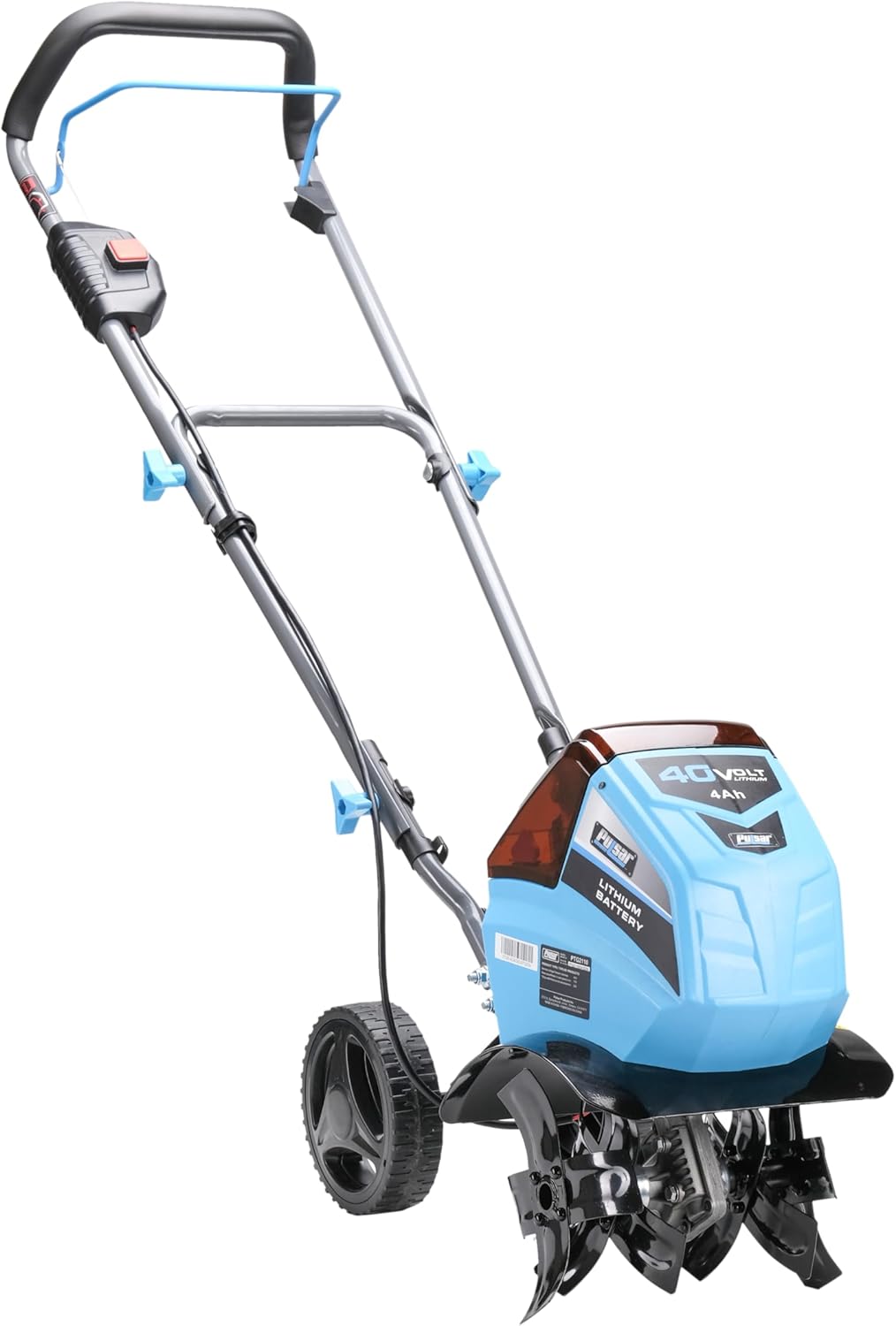 Pulsar 40V Brushless 10 in. Cultivator with 4.0 Ah Battery and Charger