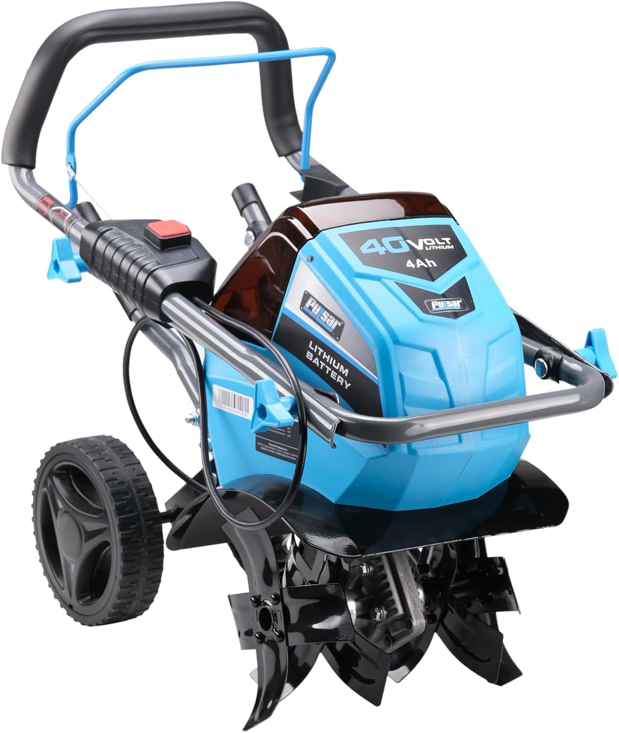 Pulsar 40V Brushless 10 in. Cultivator with 4.0 Ah Battery and Charger