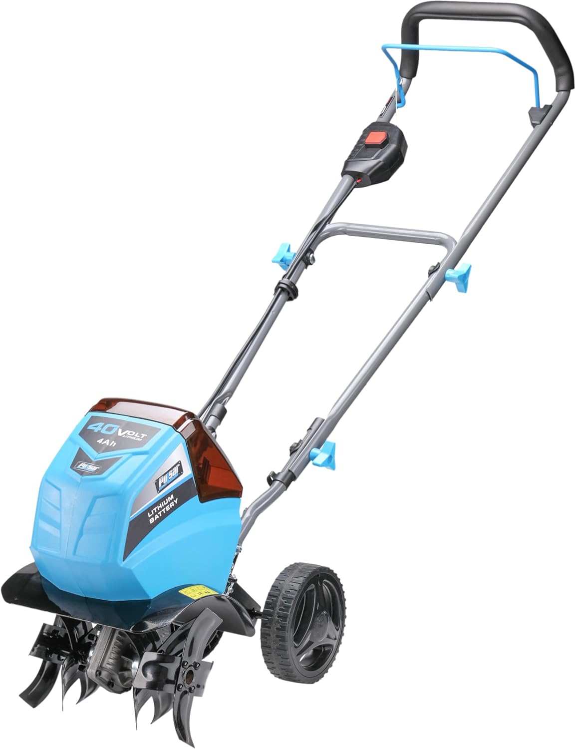 Pulsar 40V Brushless 10 in. Cultivator with 4.0 Ah Battery and Charger