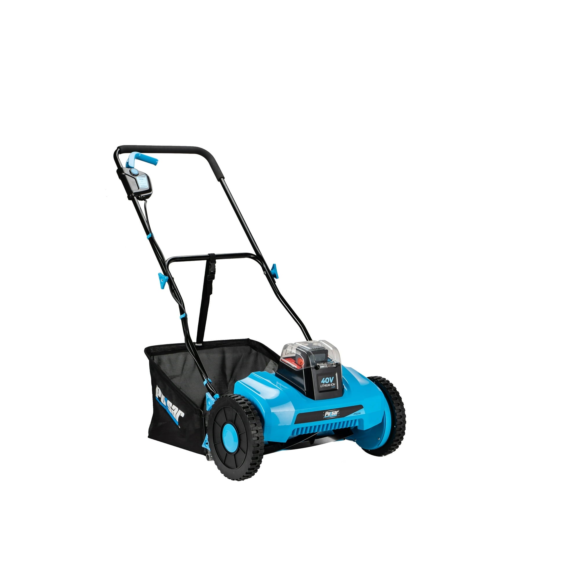 Pulsar 40v Cordless Reel Mower with 2.0Ah Battery and Grass Catcher | 16 Inch