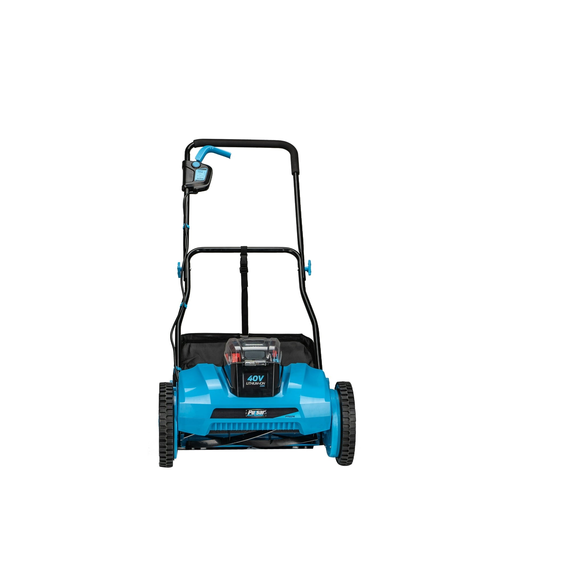 Pulsar 40v Cordless Reel Mower with 2.0Ah Battery and Grass Catcher | 16 Inch
