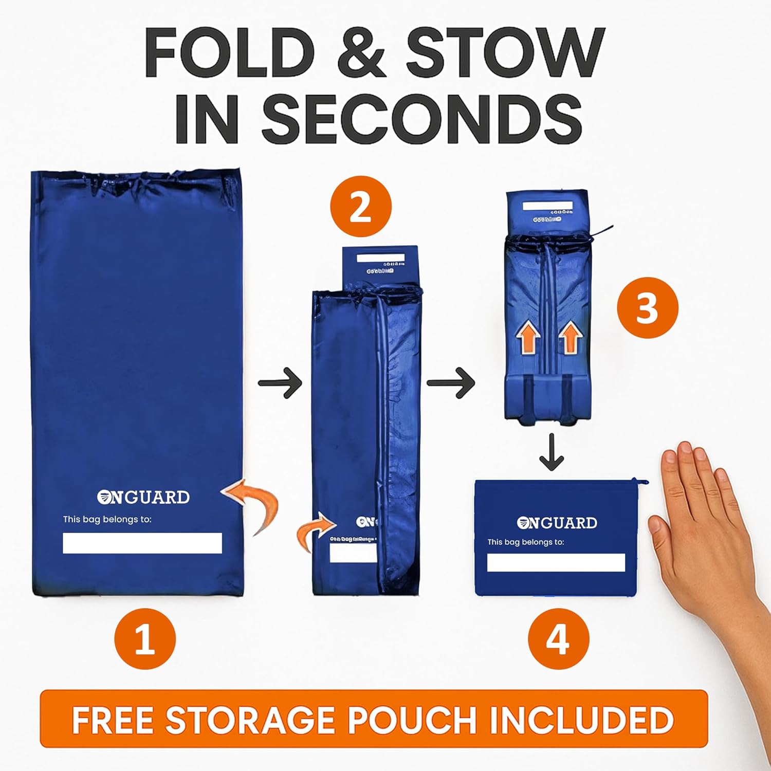 ONGUARD Waterproof Single and Double Stroller Bag for Airplane - Travel Stroller Cover for Air Travel and Storage - Gate Check Bag Backpack- Baby Airplane Essentials