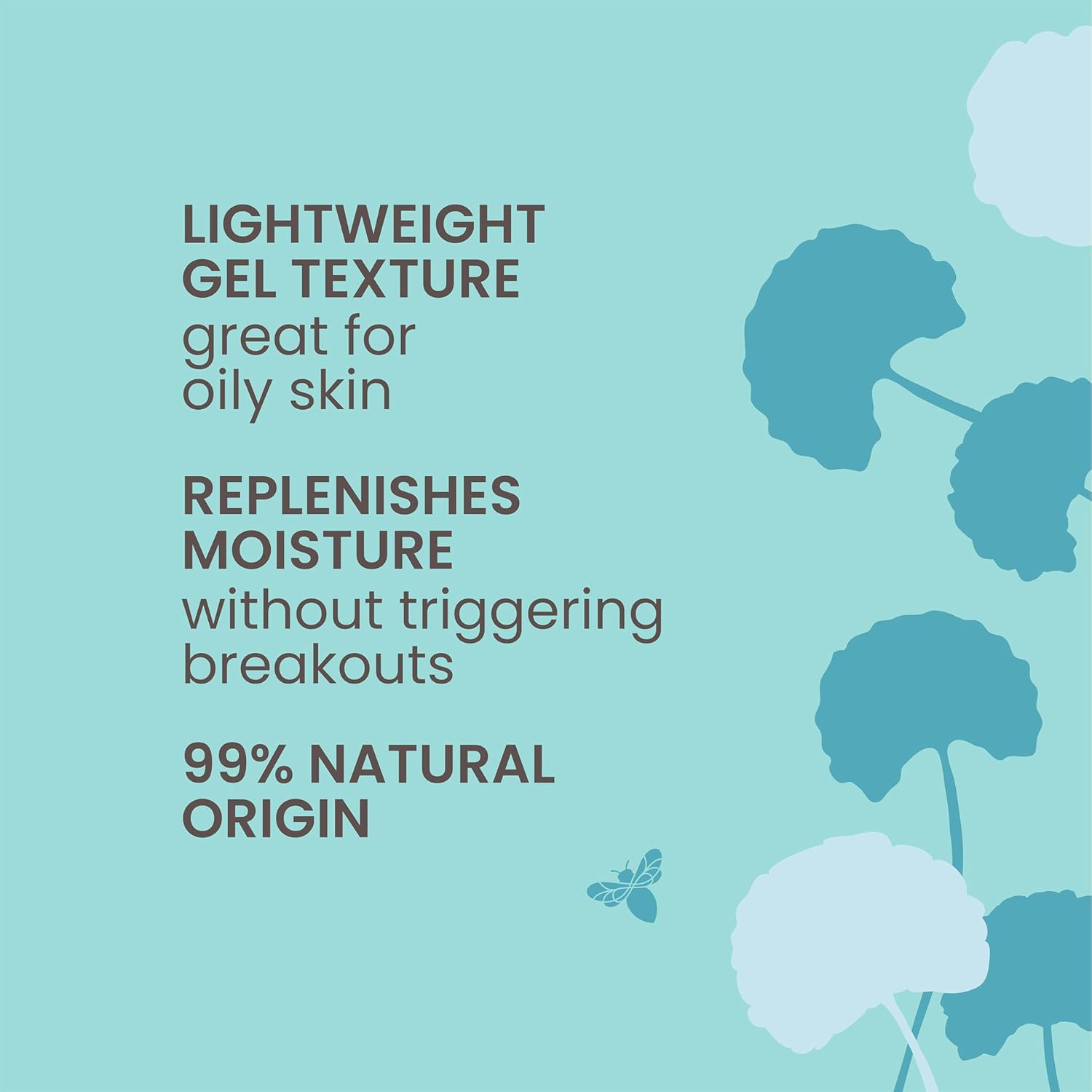 Burts Bees Clear and Balanced Skin Balancing Gel Cream With Squalane and Prebiotic, Gel Moisturizer for Breakout-Prone Skin, 1.8 oz. Bottle 1.8 Ounce (Pack of 1)