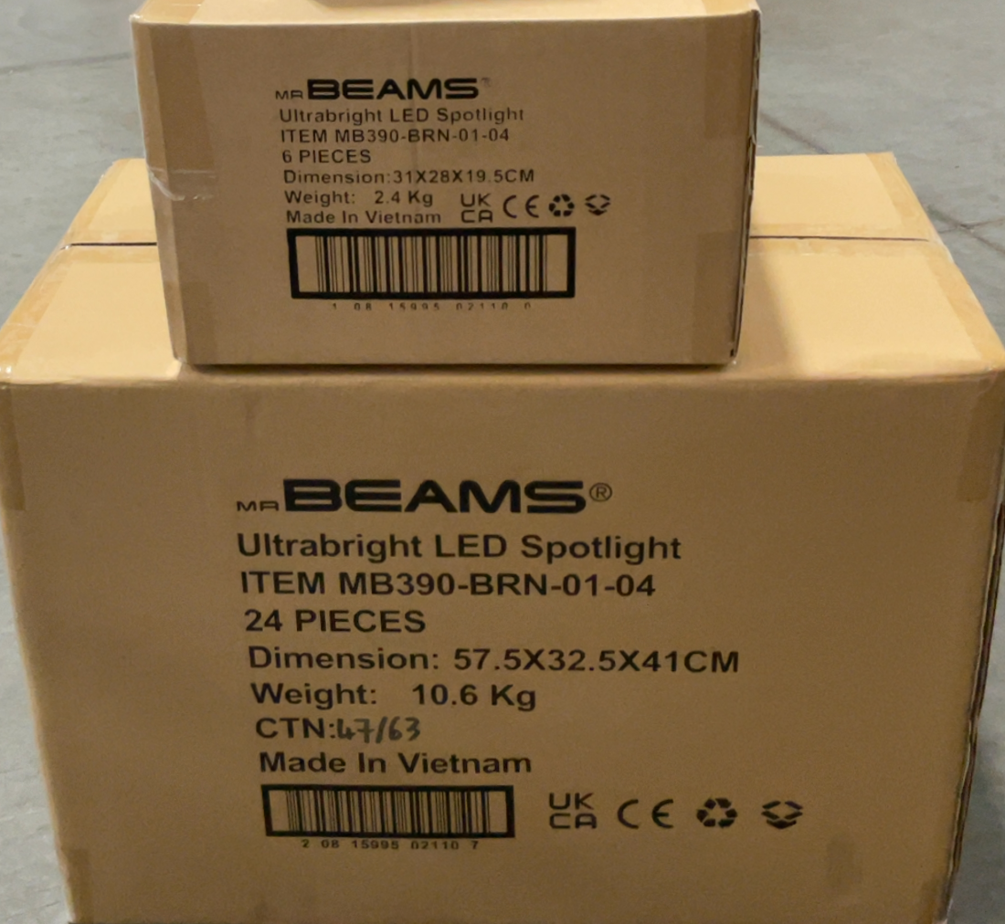 Beams MB390 400 Lumen Wireless Battery Powered Motion Sensing Ultra Bright LED Spotlight, 1-Pack, Brown