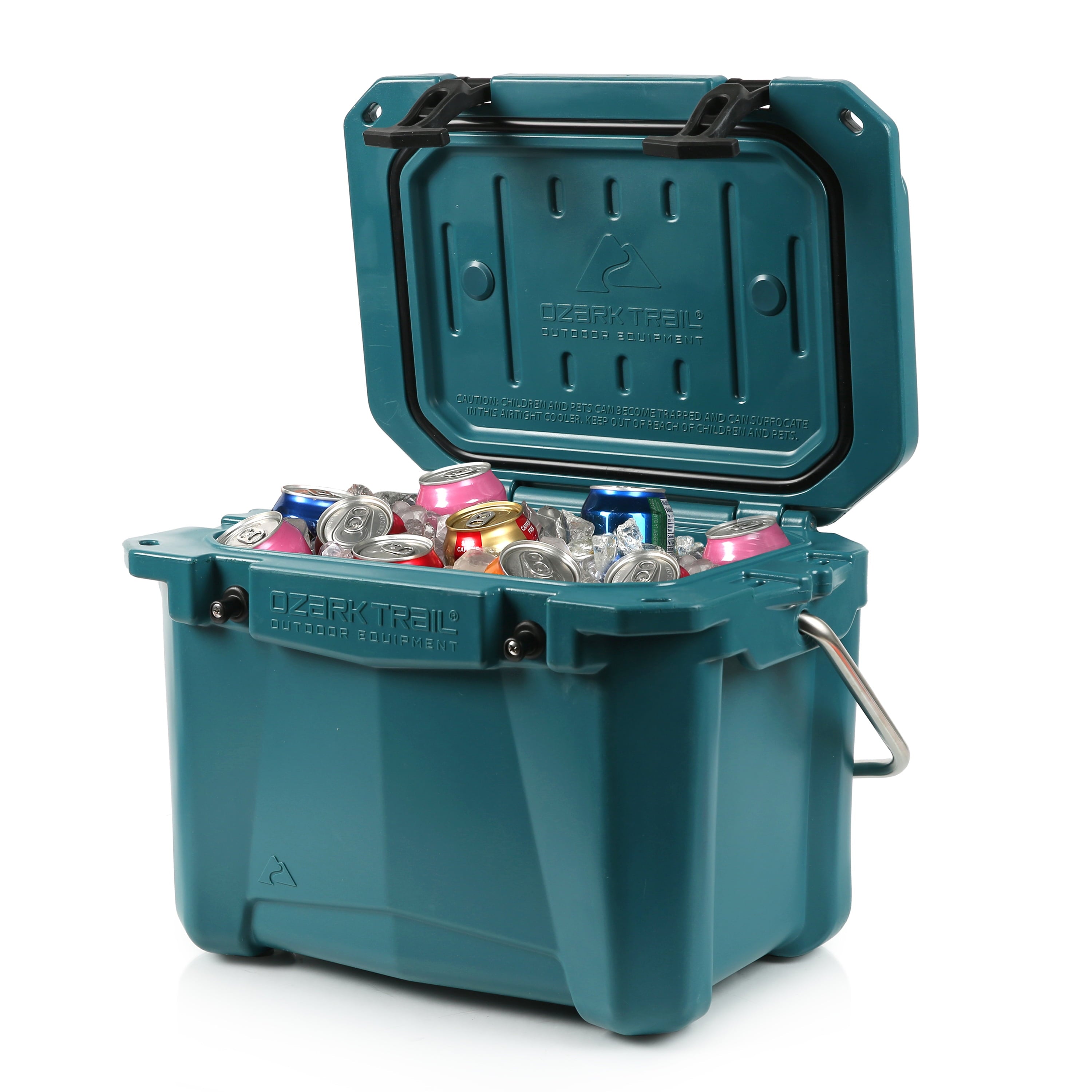 Ozark Trail 16 qt. Hard Sided Cooler, Dark Aqua Blue