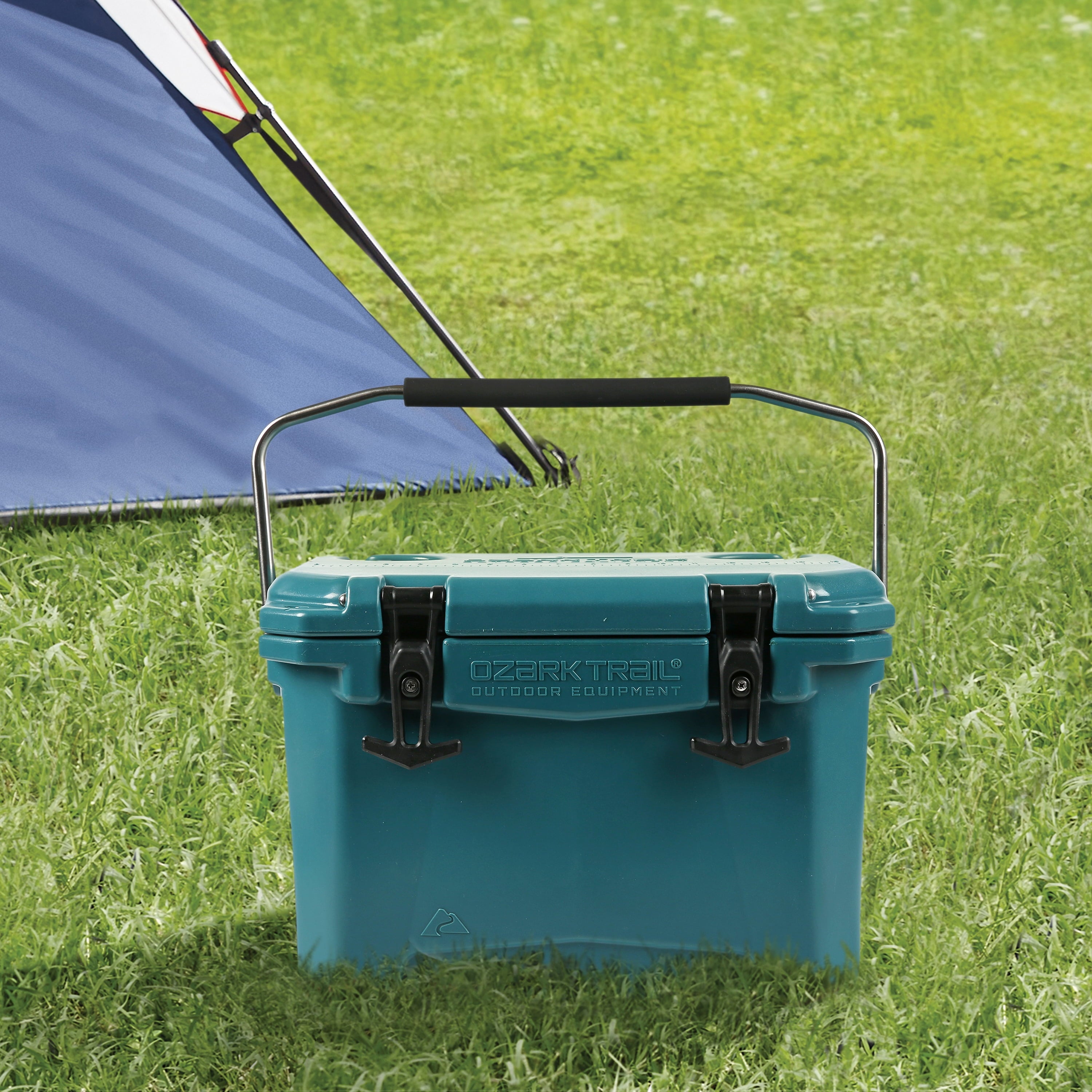 Ozark Trail 16 qt. Hard Sided Cooler, Dark Aqua Blue