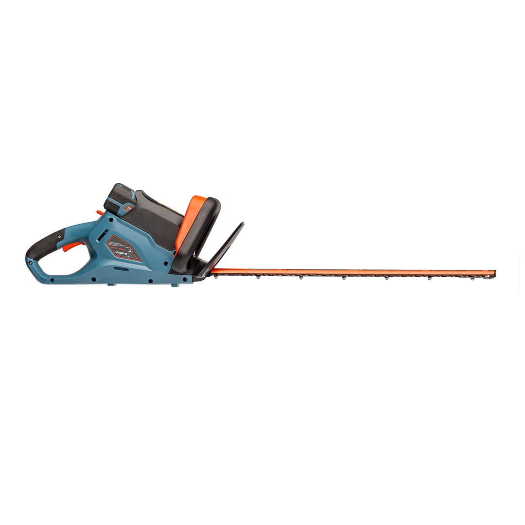 SENIX 58 Volt Max* 22-Inch Cordless Brushless Hedge Trimmer, Double-Sided Dual Action Blades, 2/3" Cutting Capacity (Battery and Charger Included) HTX5-M