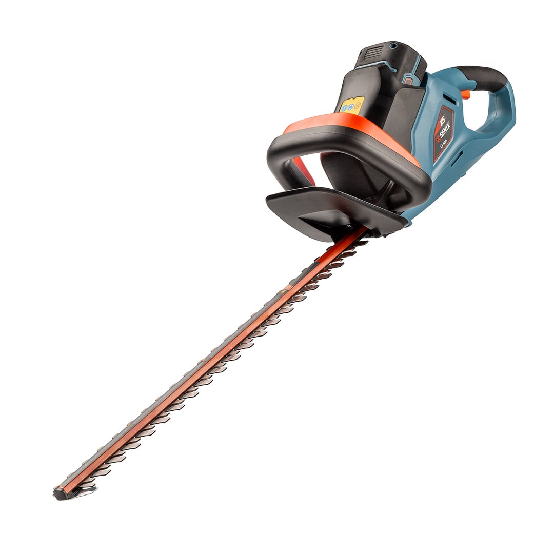 SENIX 58 Volt Max* 22-Inch Cordless Brushless Hedge Trimmer, Double-Sided Dual Action Blades, 2/3" Cutting Capacity (Battery and Charger Included) HTX5-M
