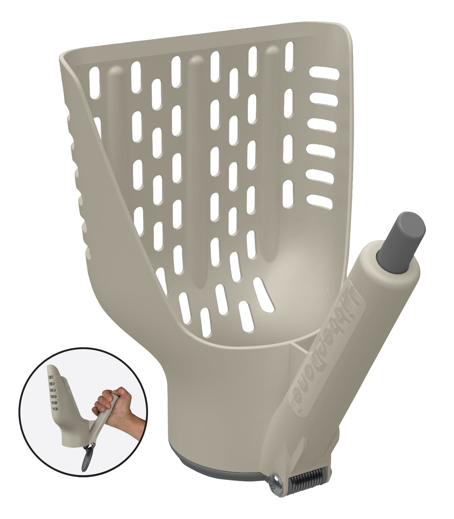 Large Cat Litter Scoop, Patented Scoop and Release Design, Easy Clean Plastic Kitty Litter Scoop