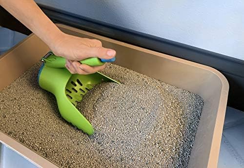 Large Cat Litter Scoop, Patented Scoop and Release Design, Easy Clean Plastic Kitty Litter Scoop
