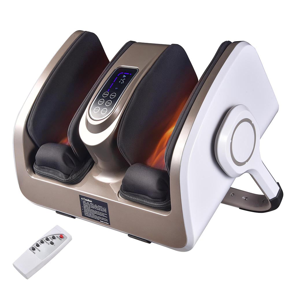 Yescom Foot Massager with Handle Heat Air Compression Shiatsu Health Care Essentials