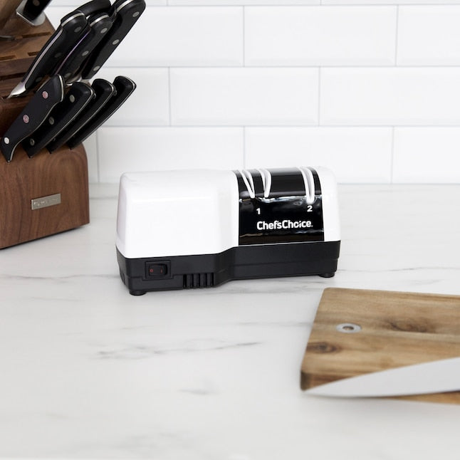 Chef's Choice 210 Hybrid Knife Sharpener with Crisscross Technology, In White