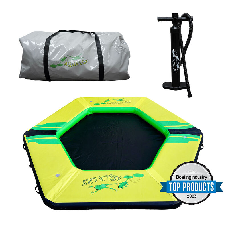 Aqua Lily Inflatable Dock, 12' x 10' x 8"