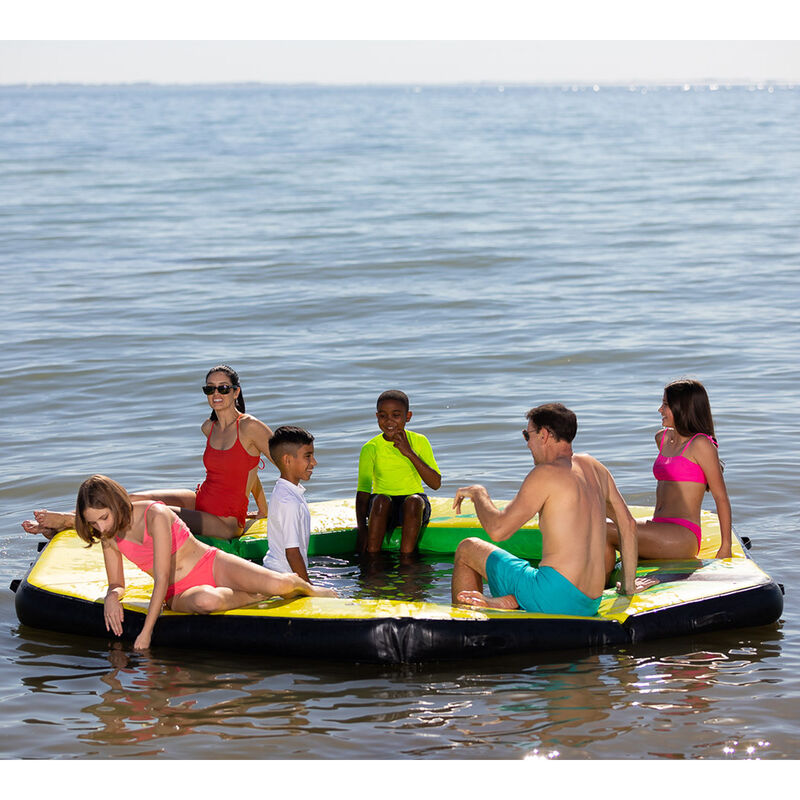 Aqua Lily Inflatable Dock, 12' x 10' x 8"