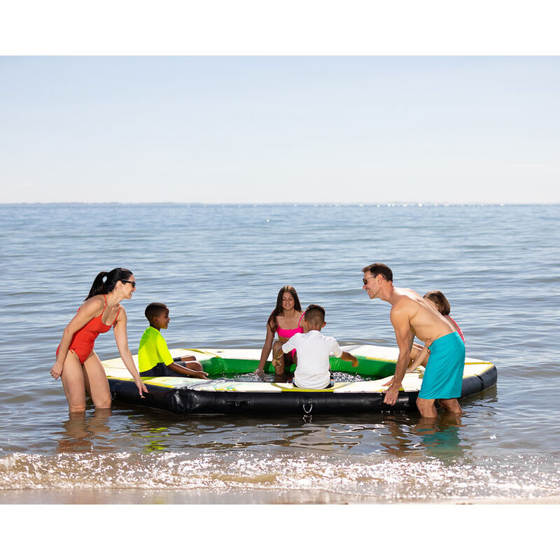 Aqua Lily Inflatable Dock, 12' x 10' x 8"