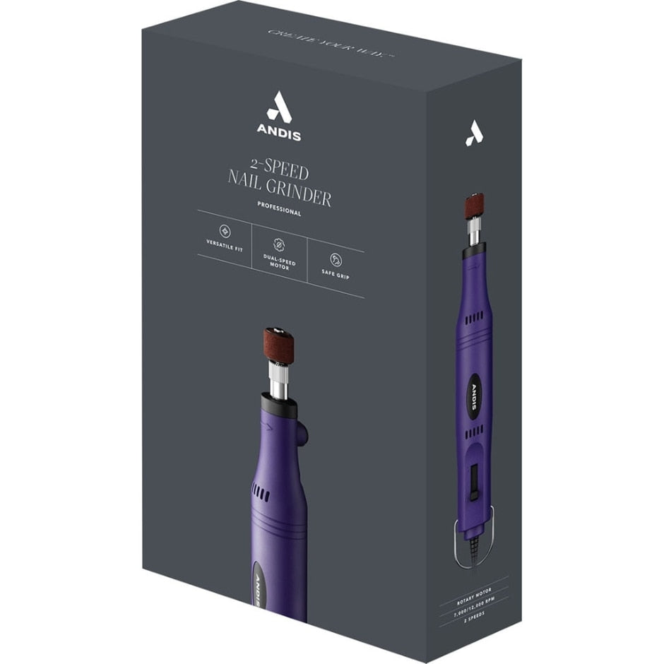 Easy Clip 2-Speed Nail Grinder, Purple