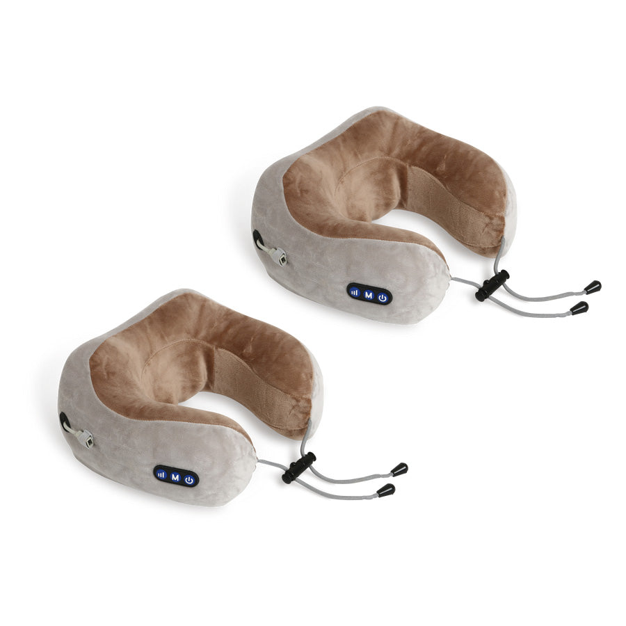 Bluzen Neck Massage Collar/Travel Pillow, 2 Pack