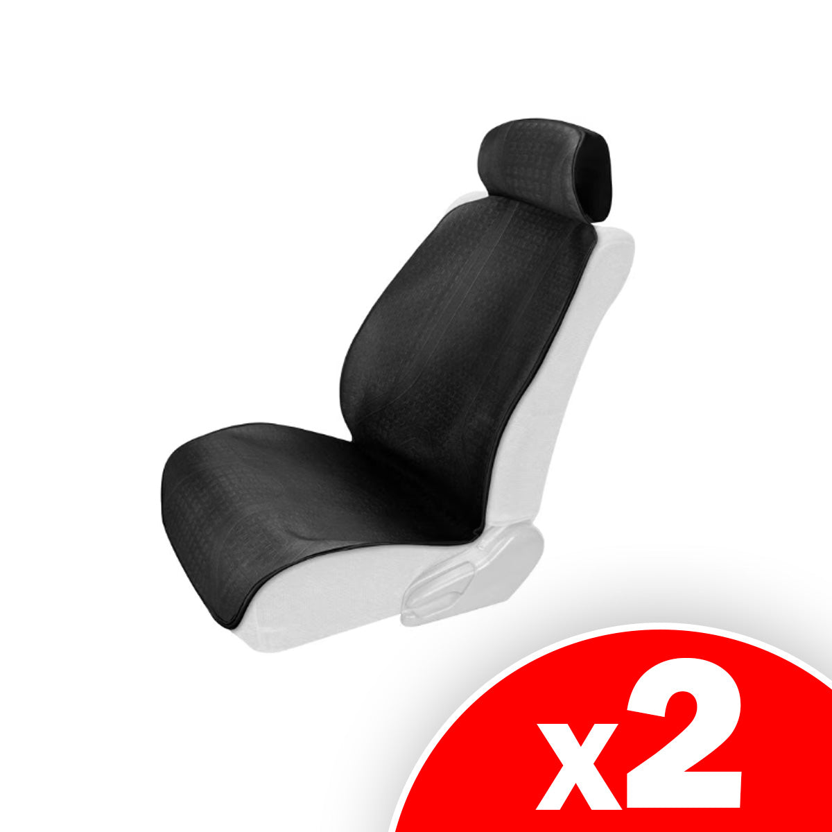 Type S Waterproof Seat Protector with Dri-Lock Technology, Black, 2 Pack