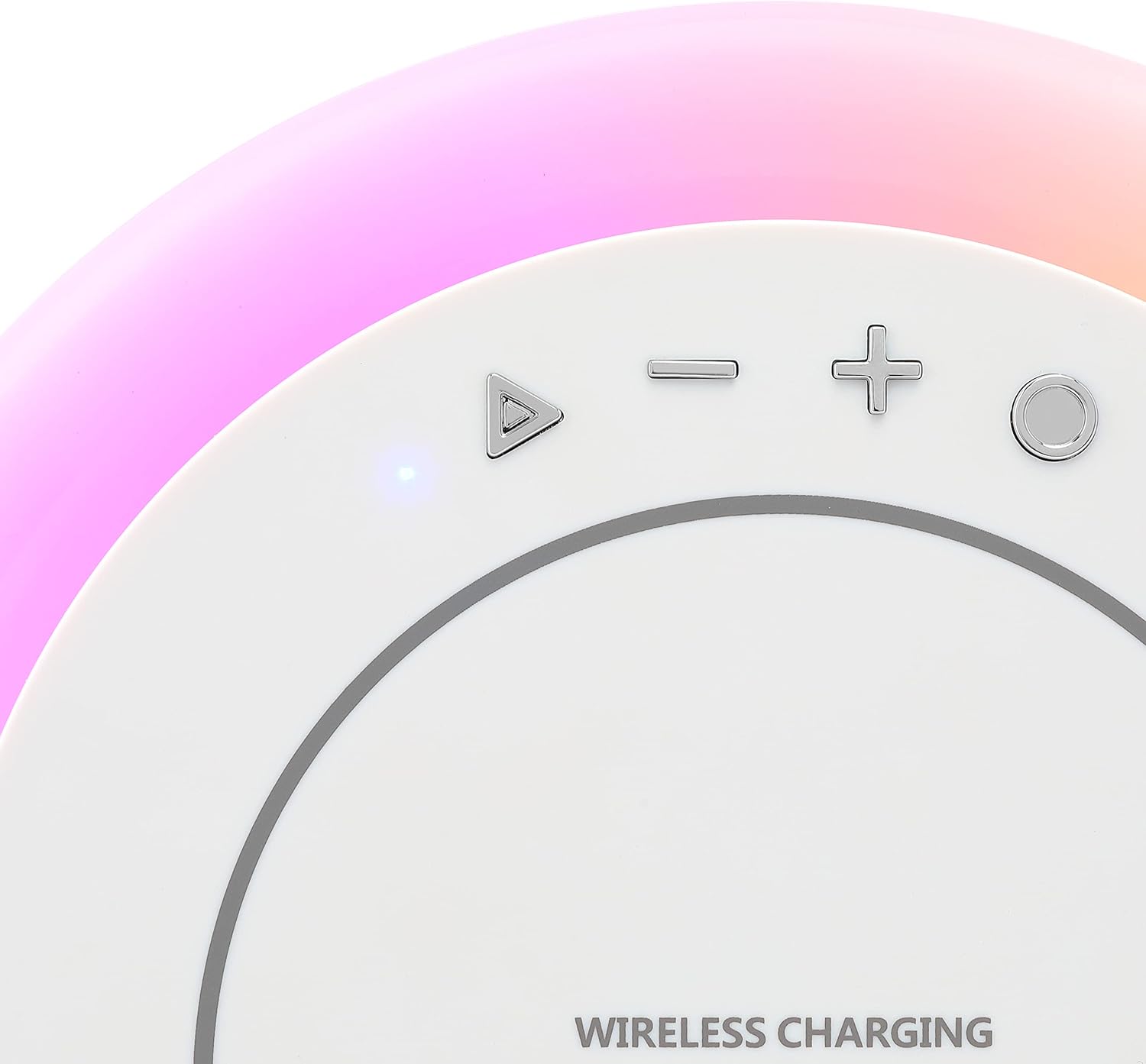 Rumi Lighting 4-in-1 Color Changing Night Lights with Wireless Charger and Bluetooth Speaker for Sleeping Adults, Best Birthday Gift for Women, Men, Dad, Mom, Teenage, Ideal Bedside Table Lighting, 2 Pack