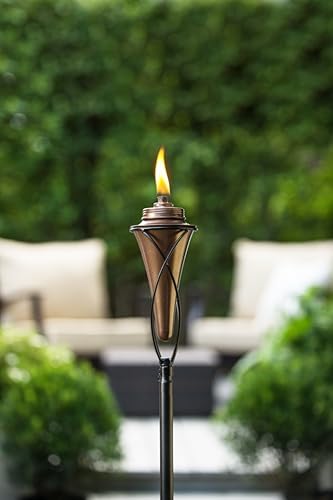TIKI Brand 65" Kiawah Metal Torch, Copper, 4 Pack
