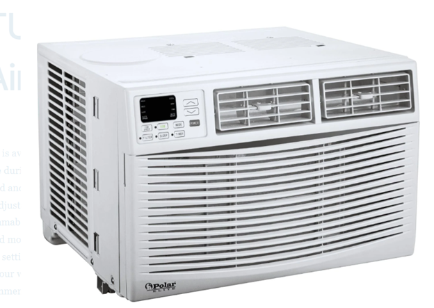 12,000 BTU Window Air Conditioner, Cools Up to 550 Sq. Ft., Quiet Operation, Cool/Fan/Dry Modes, Digital Display, Remote Control, Easy Install
