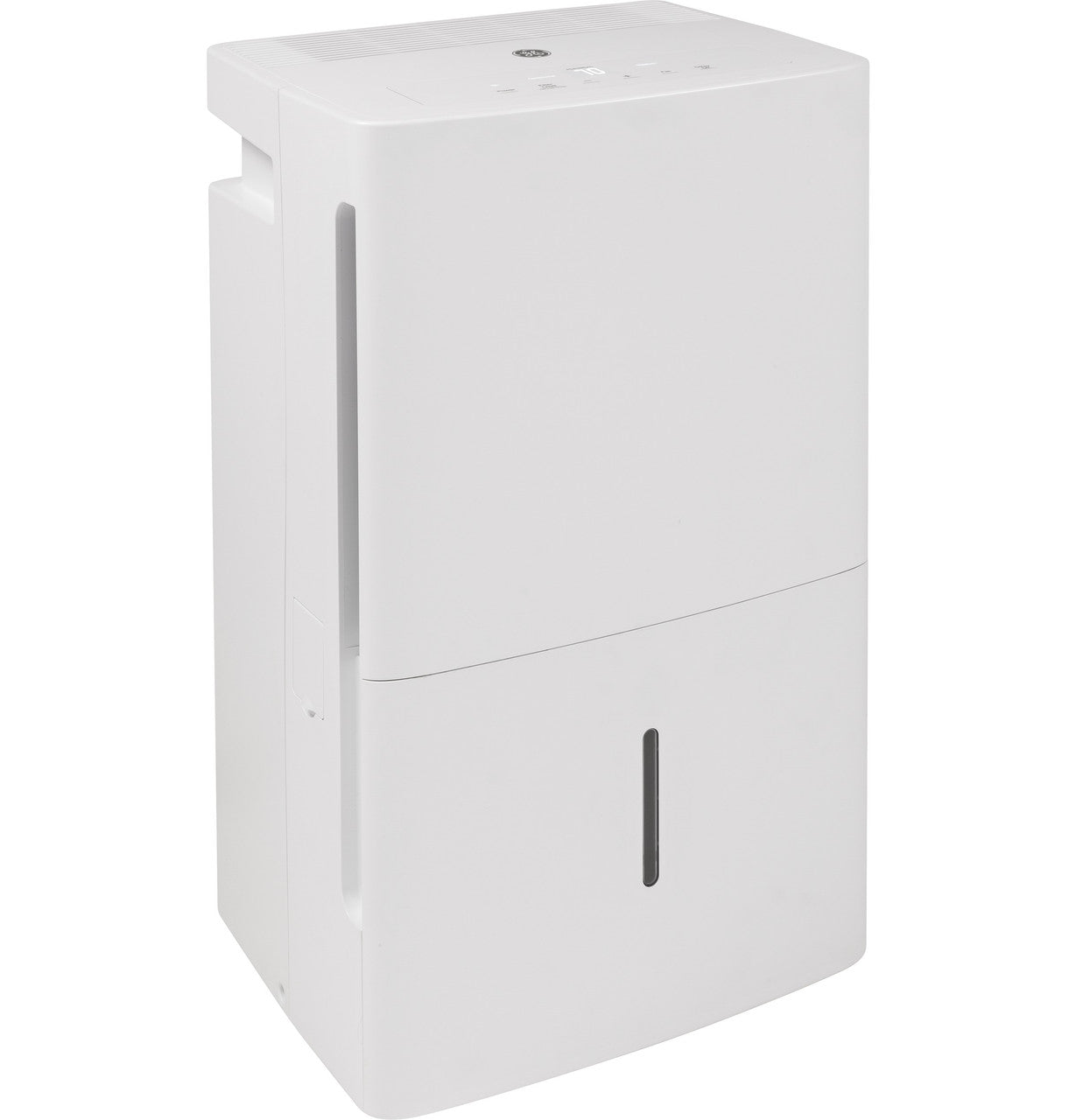 GE ENERGY STAR 50 Pint Portable Dehumidifier for Wet Spaces, White (Refurbished)