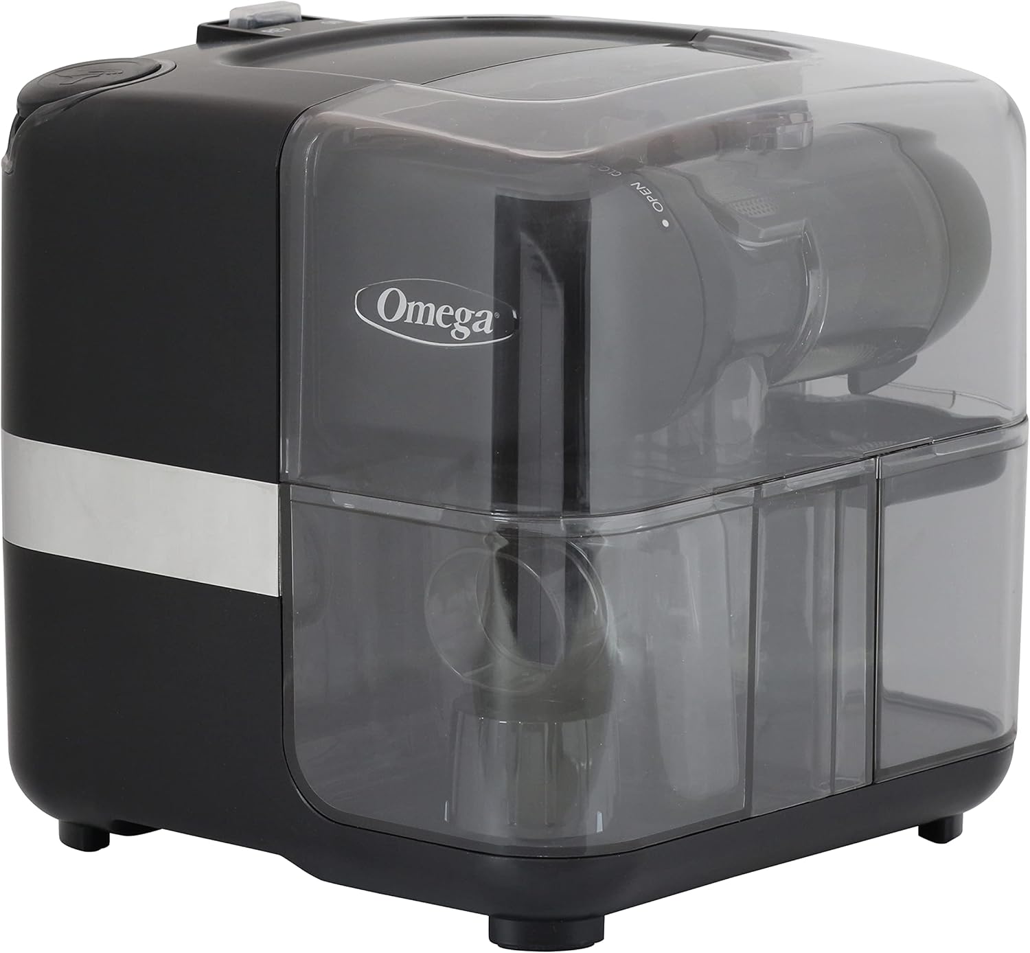 Omega Cold Press 365 Masticating Slow Juicer and Nutrition System with On-Board Storage, in Matte Black (JCUBE2MB13)