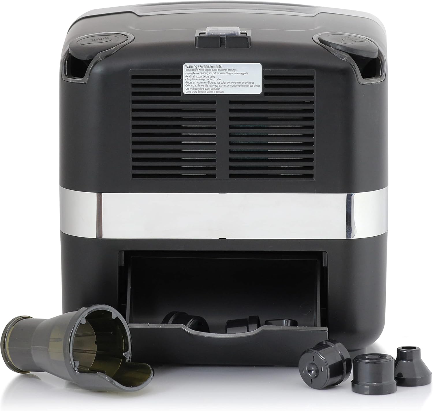 Omega Cold Press 365 Masticating Slow Juicer and Nutrition System with On-Board Storage, in Matte Black (JCUBE2MB13)