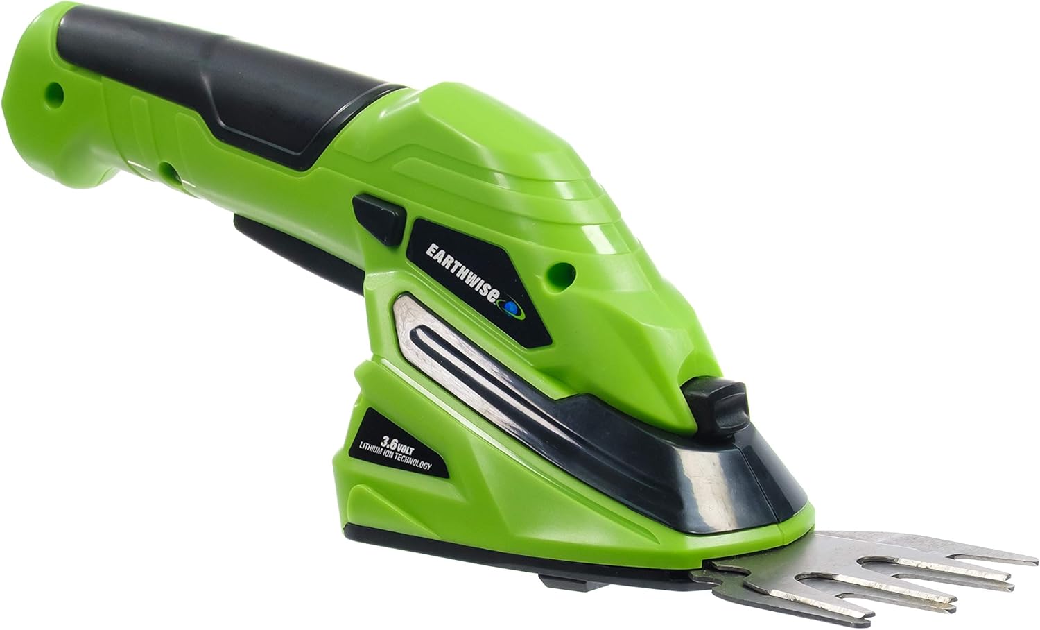 Earthwise Cordless Rechargeable 2-in-1 Shrub Shear and Hedge Trimmer Combo