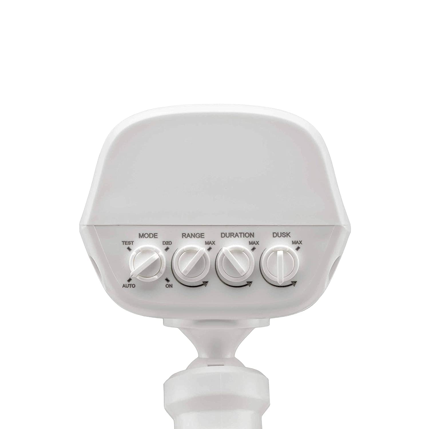 Mr. Beams 2900 Lumen 2-Head Outdoor Motion Sensing LED Security Light with Cascading Wall Wash, 1-Pack, White