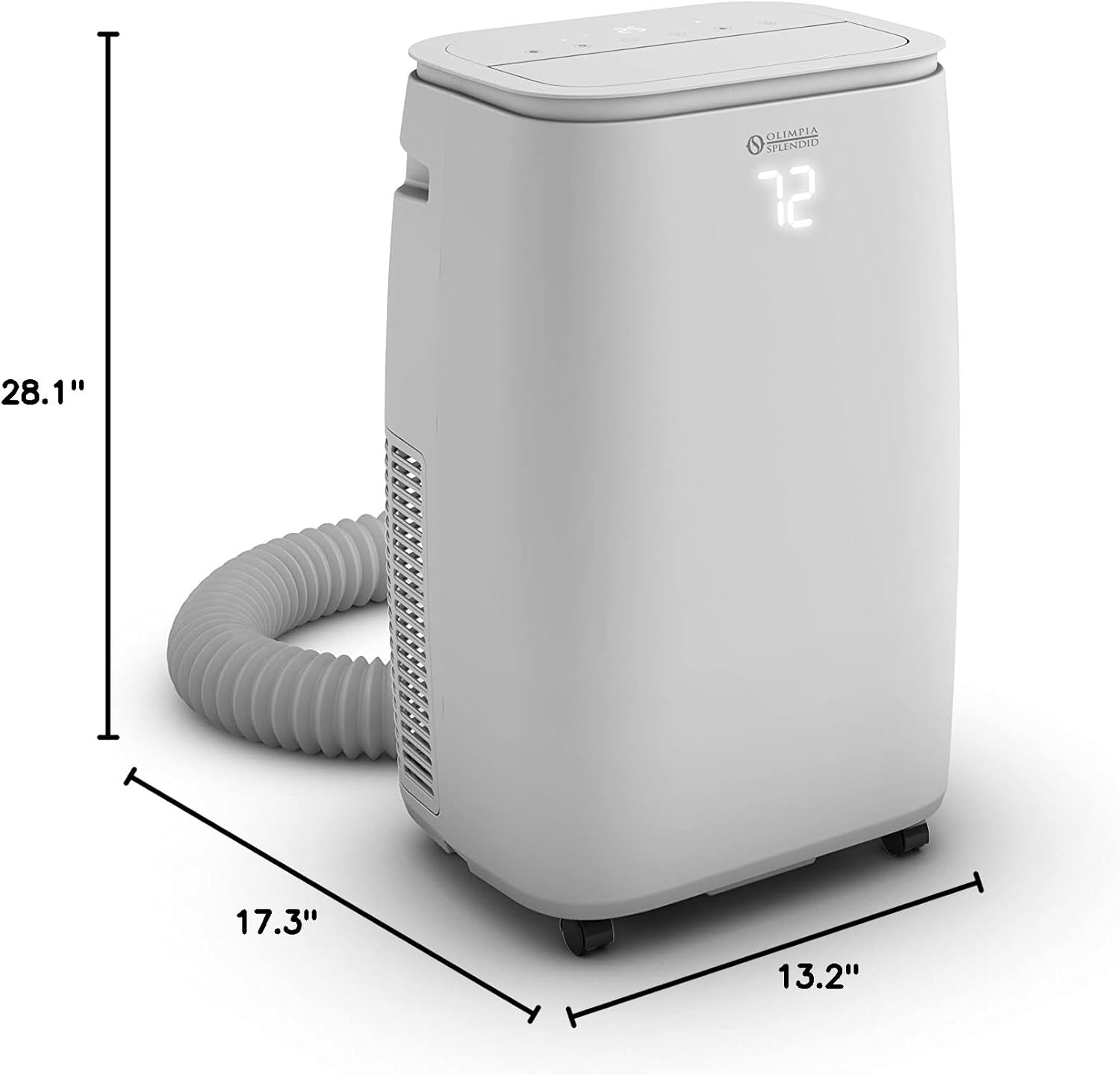 Dolceclima Fresco Smart WiFi Portable Air Conditioner by Olimpia Splendid - Efficient, Flexible Cooling Solution with Unique Italian Design, Environmentally Friendly - 12,000 BTU