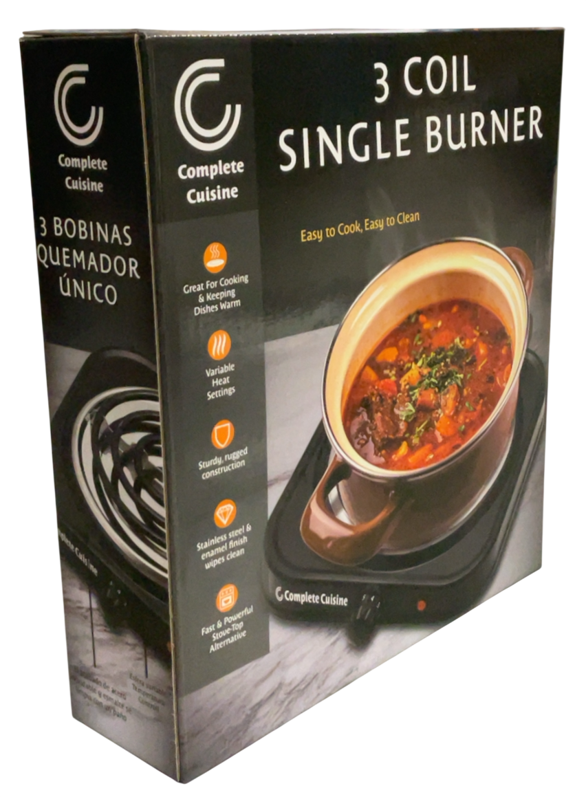 Complete Cuisine 3-Coil Single Burner
