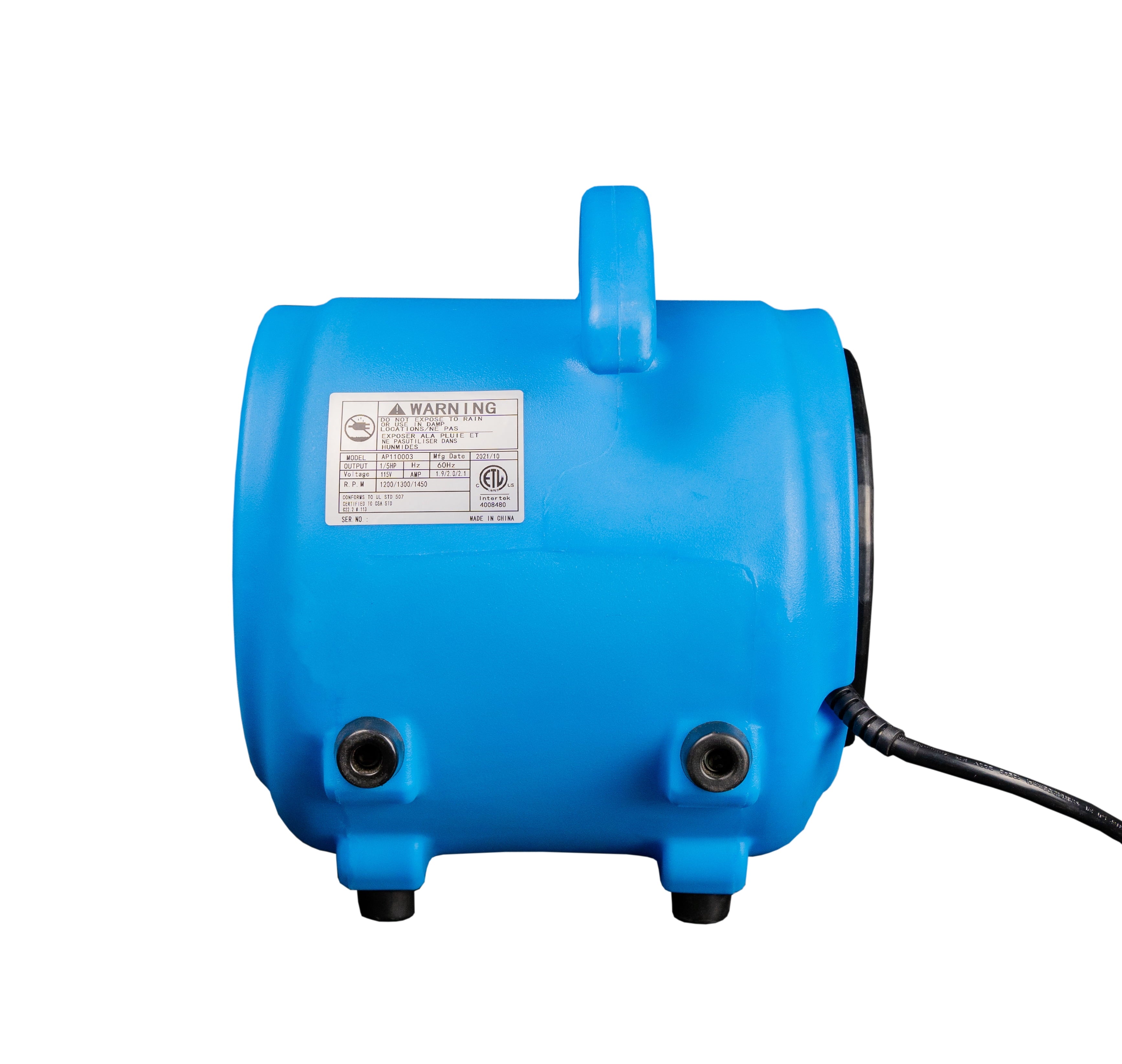 Danby Air Mover 1/5 HP in Blue