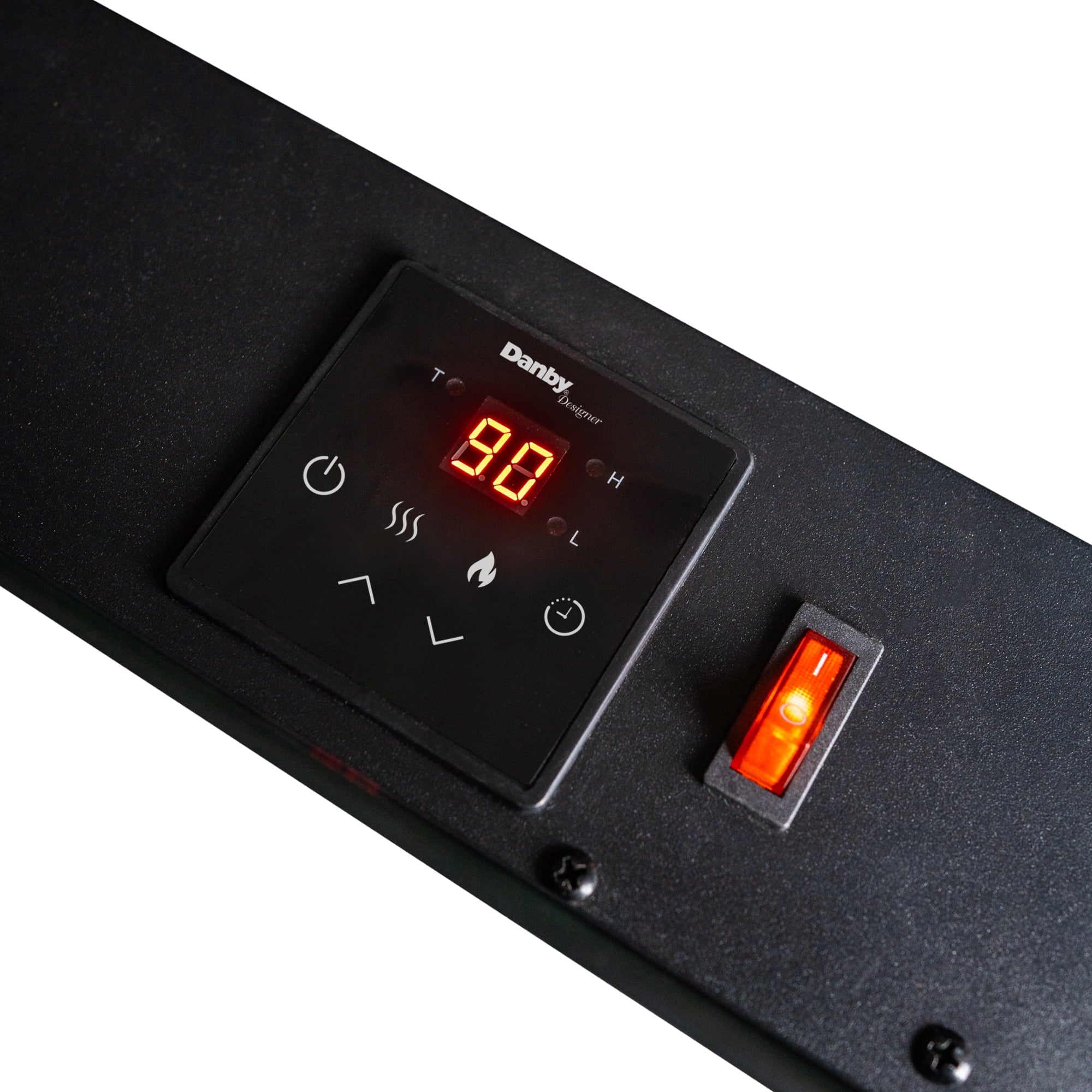 Danby Designer 38" Wall Mount Electric Fireplace in Black (DDEF03813BD13)