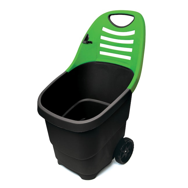 Miracle-Gro 17.2-cu ft Poly Yard Cart, Garden Trolley