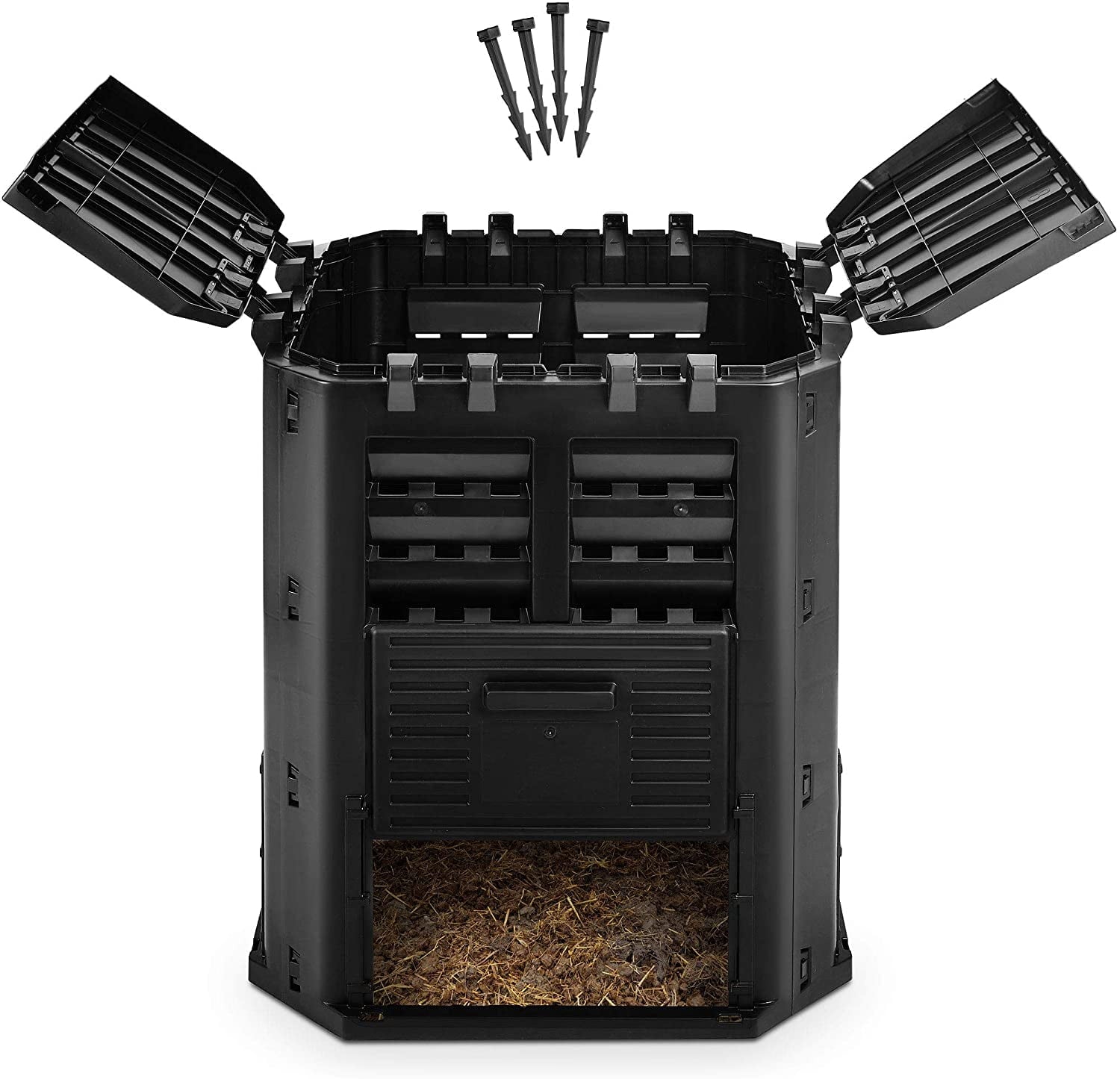DF Omer Garden Composter Bin 95 Gallons (360Liter) Large Compost Bin