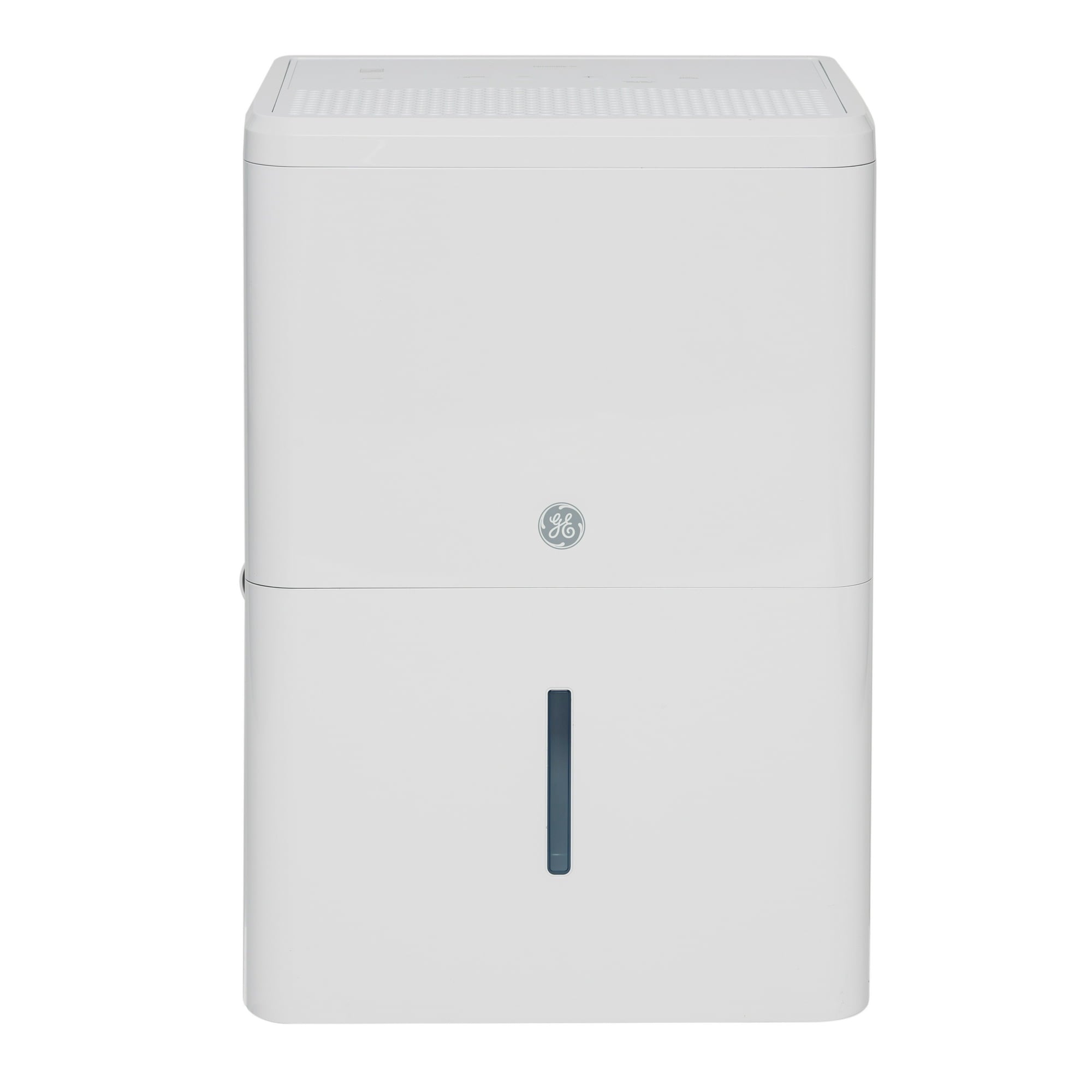 GE 50 Pint Portable Dehumidifier with Built-in Pump and Smart Dry for Wet Spaces (Refurbished)