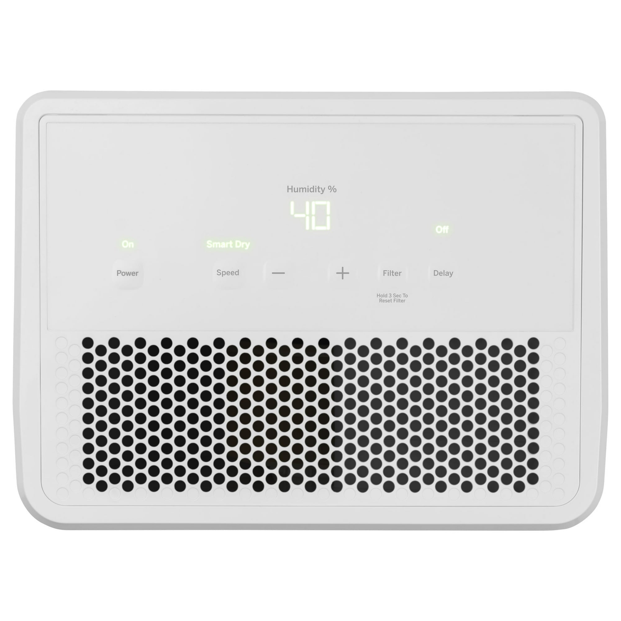 GE 50 Pint Portable Dehumidifier with Built-in Pump and Smart Dry for Wet Spaces (Refurbished)