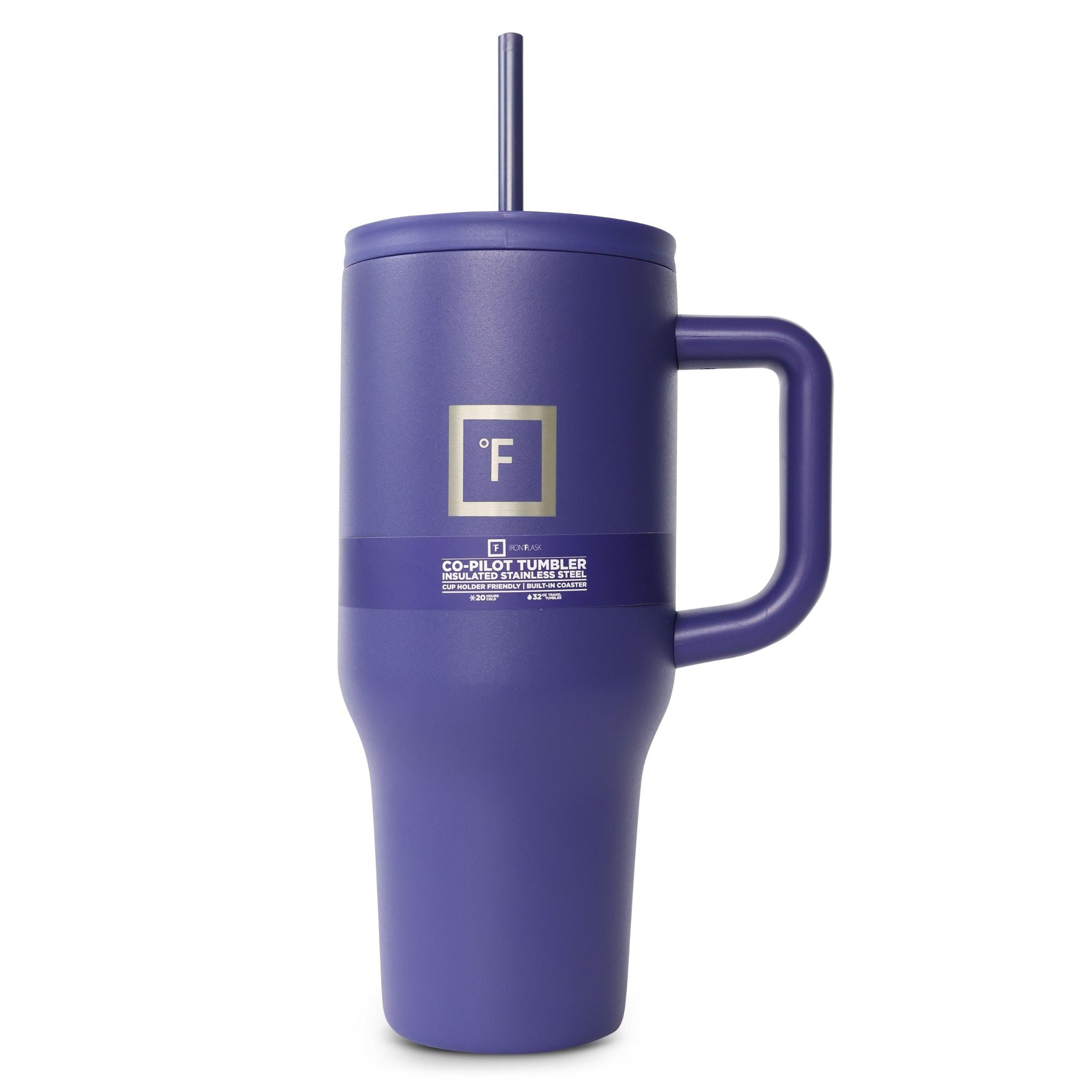 Iron Flask Stainless Steel 32oz Copilot Tumbler - Azul Purple