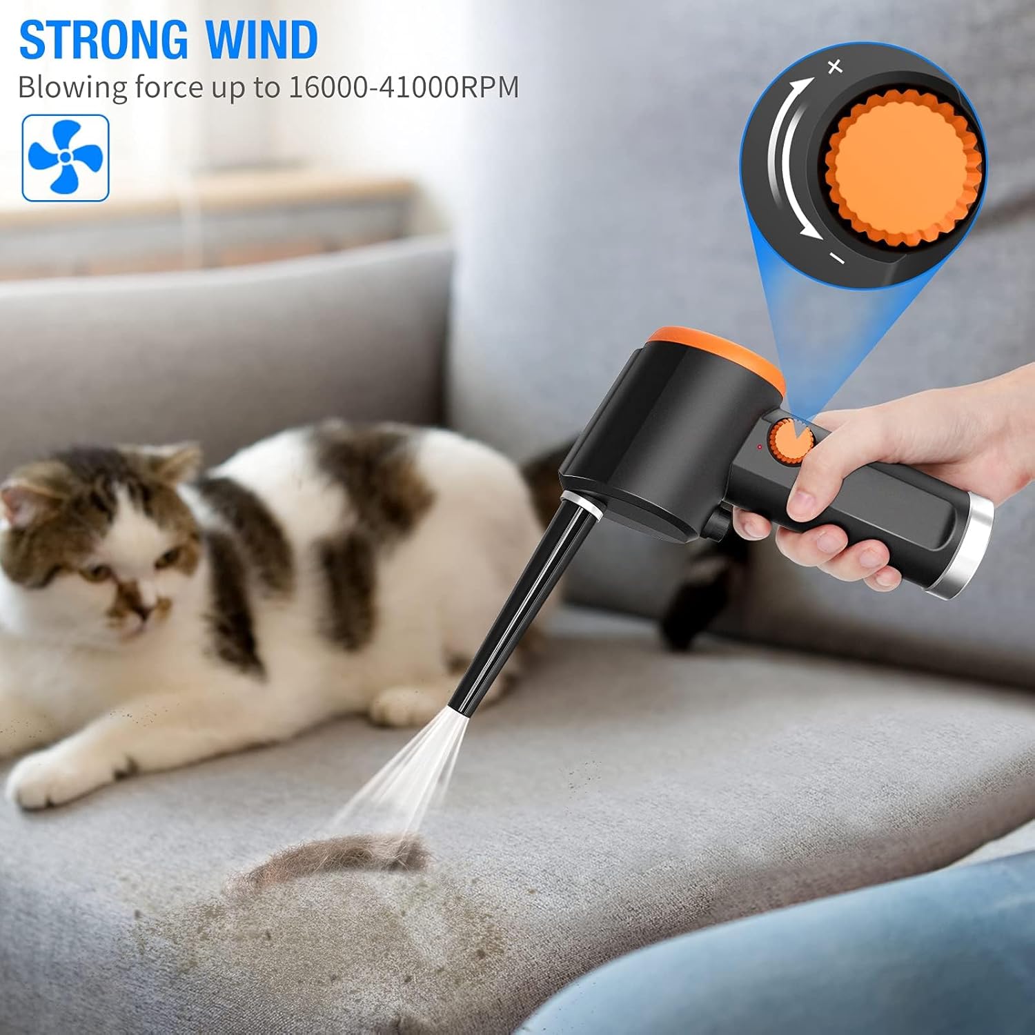 Koonie Cordless Air Duster DC 5V 2A All-Purpose