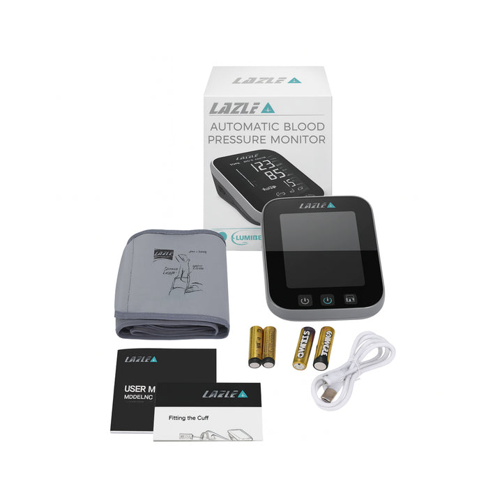 Lazle Automatic Blood Pressure Monitor, Black