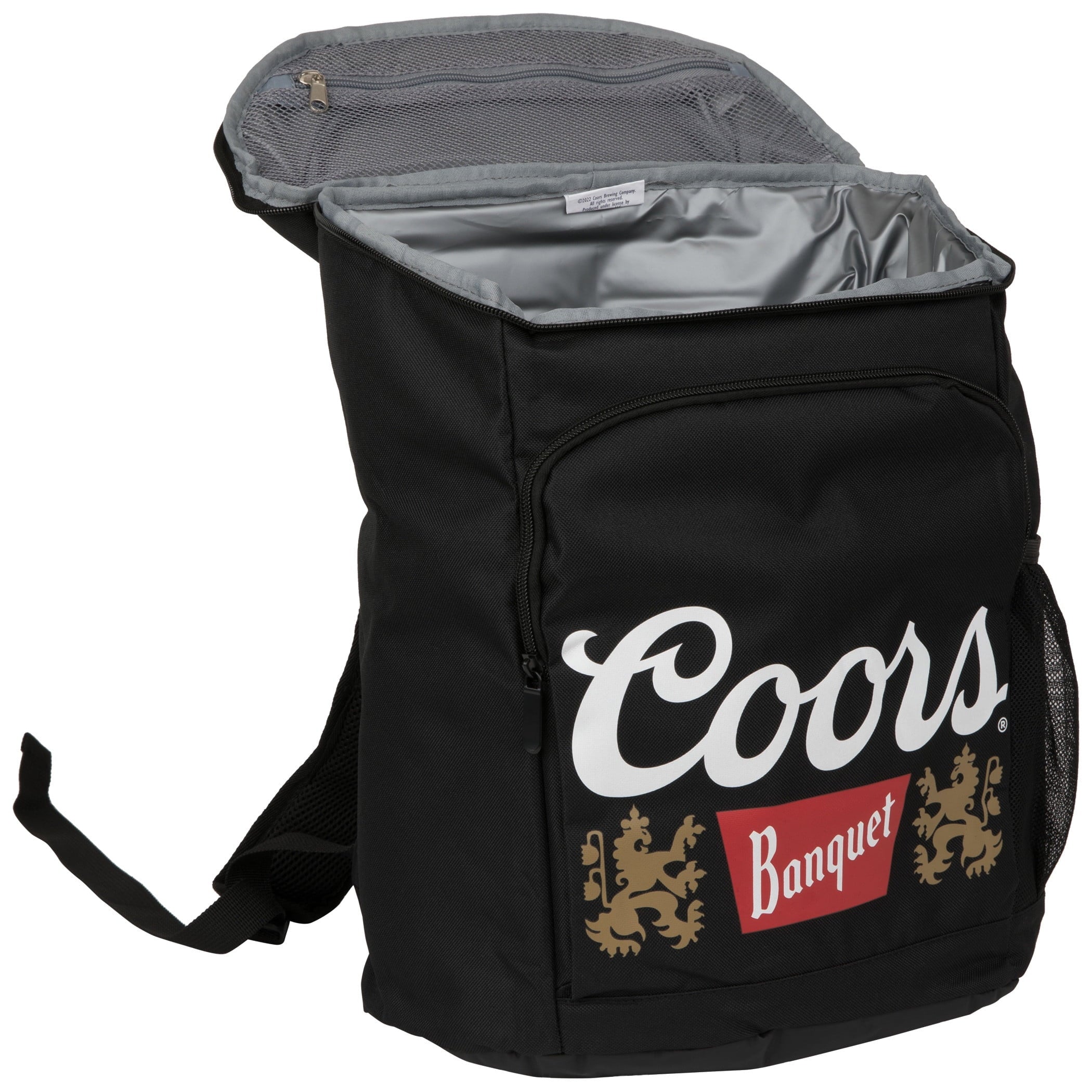 Coors Banquet Logo Cooler Backpack, Black, 2 Pack