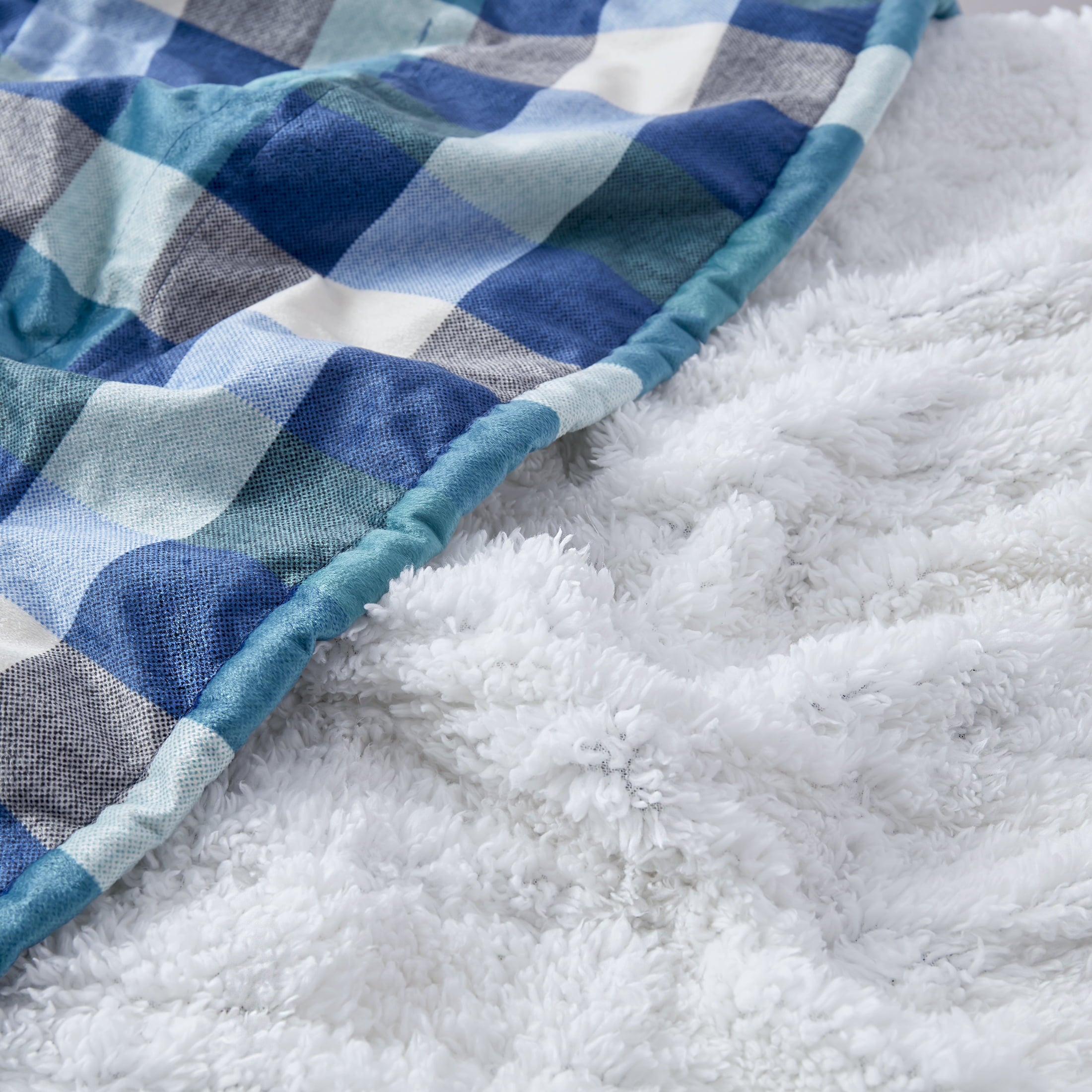 Kata Westinghouse Electric Blanket Heated, Plaid & Sherpa Heating Blanket, 10 Heating Levels & 1-12Hours Heating Time Settings, Queen 84" x 90"